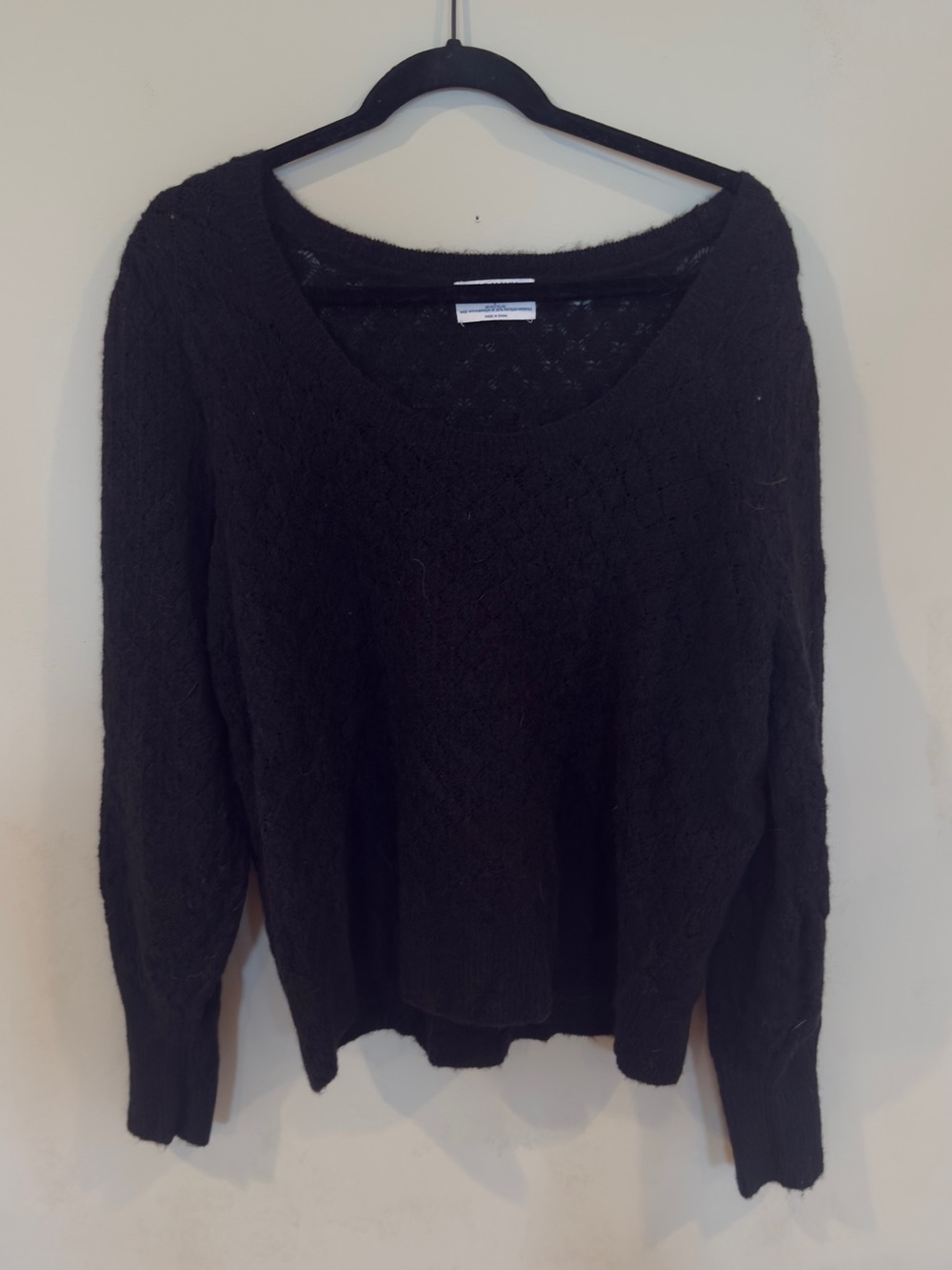 Classic Black Women's Knit Sweater